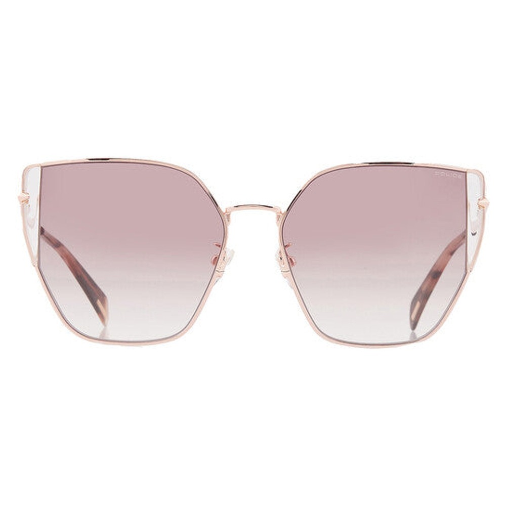 NWT Police Gradient Butterfly Sunglasses - Brown
